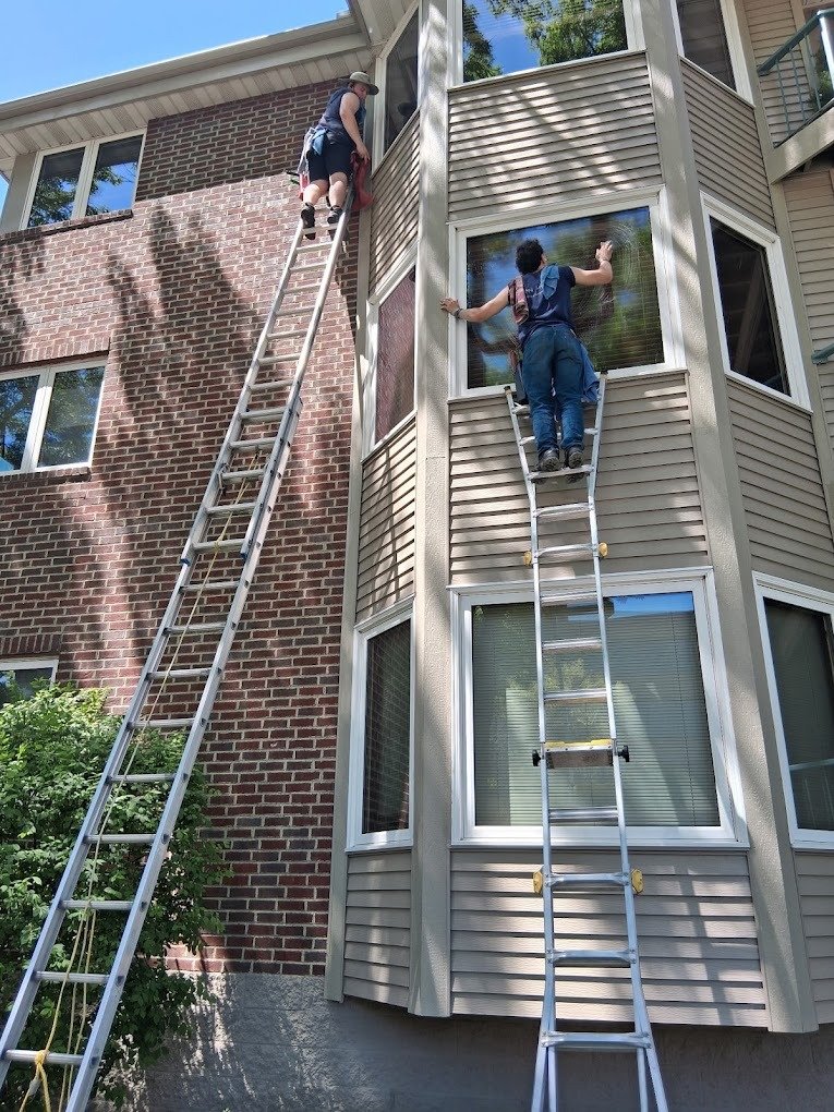 High-Access Window Cleaning by Klean Home Detailing